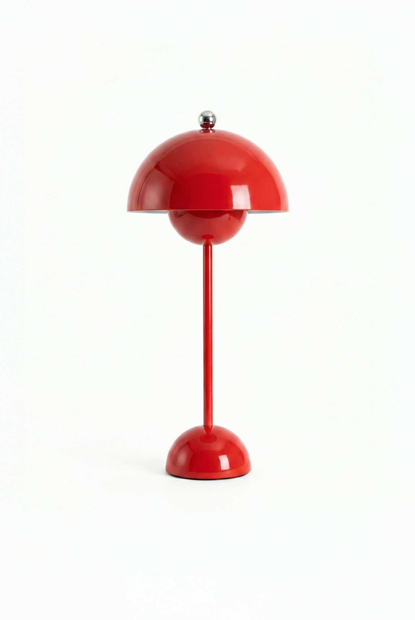 the danish flower | retro table lamp | red