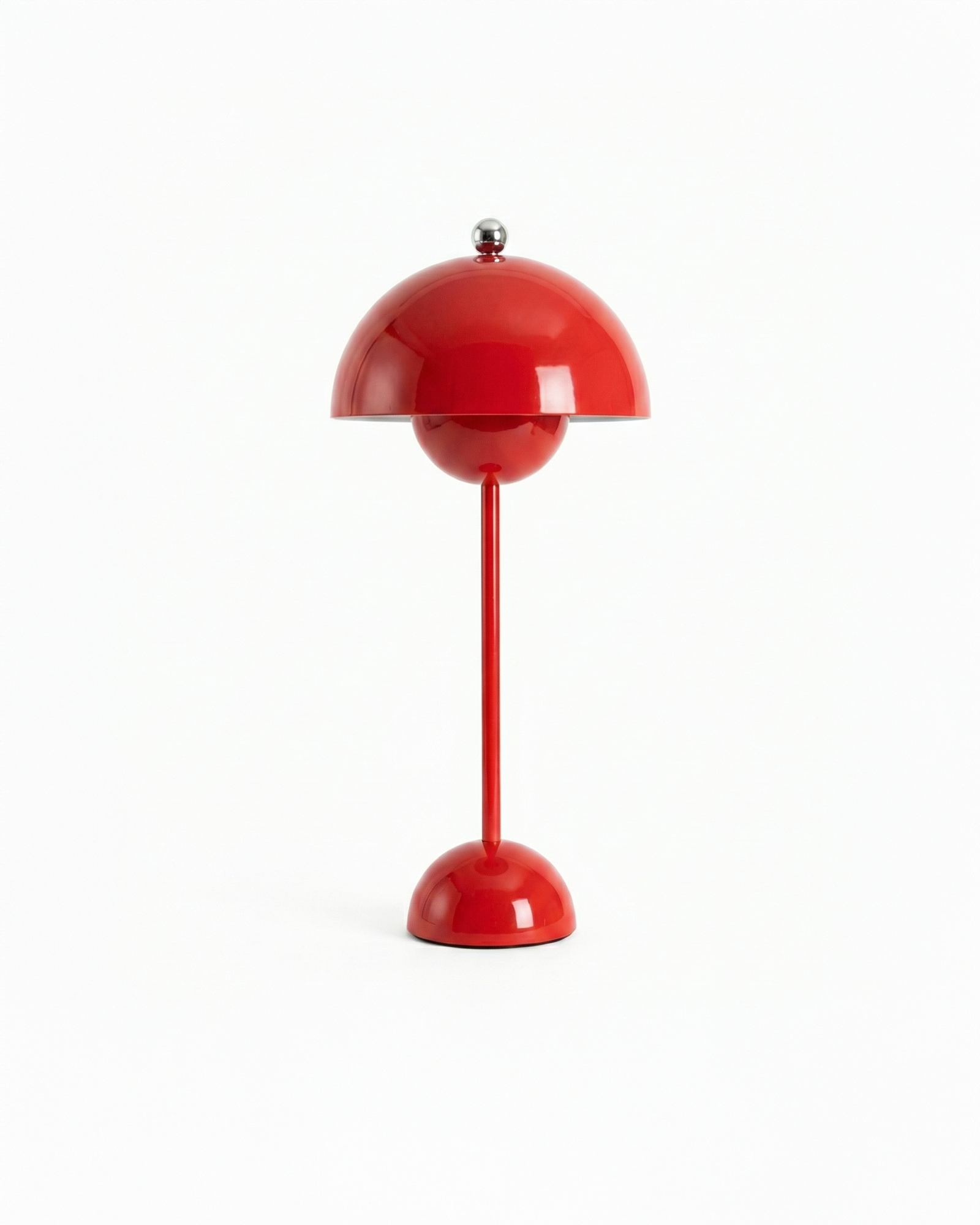 the danish flower | retro table lamp | red
