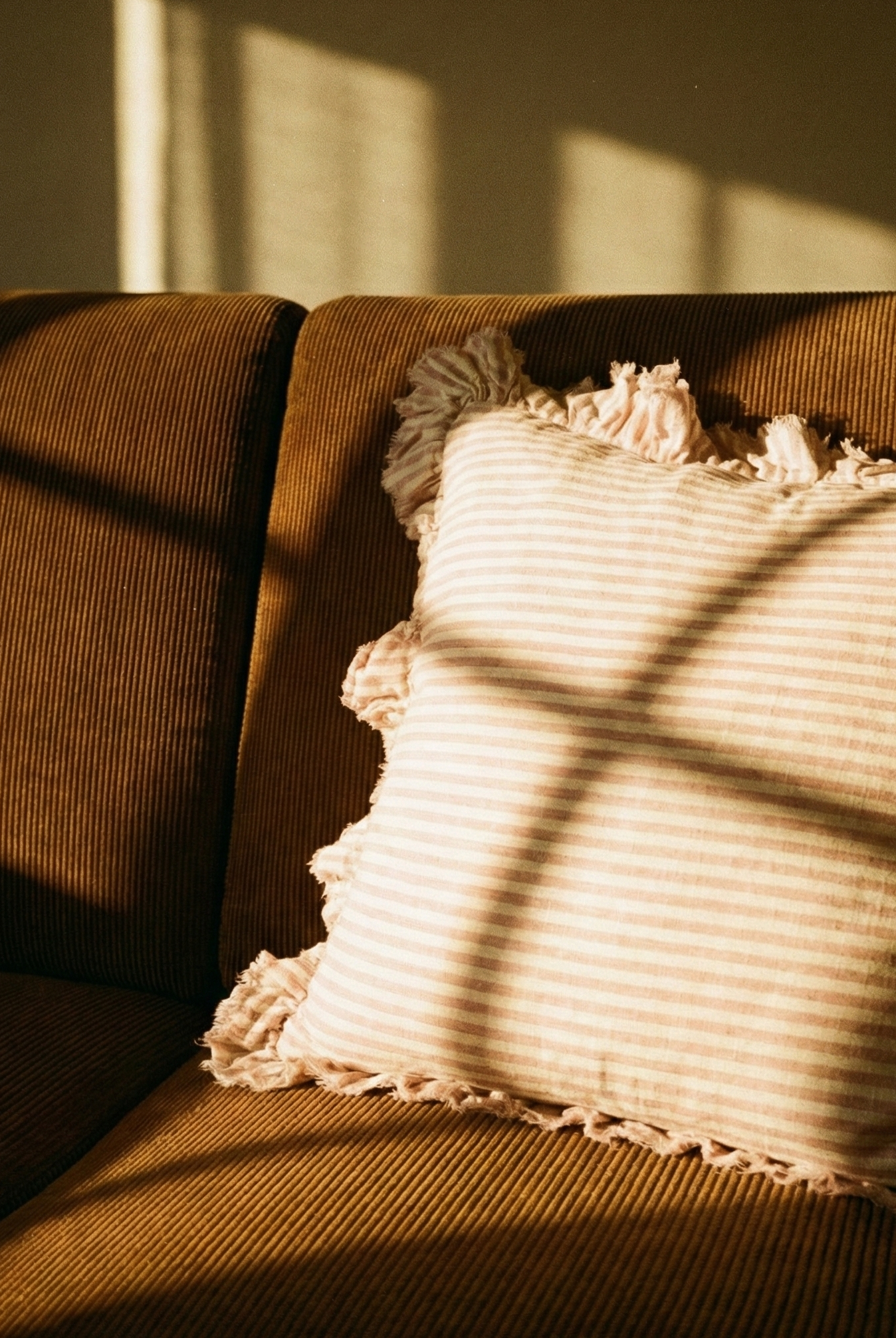 the linen cover | linen striped cushion cover