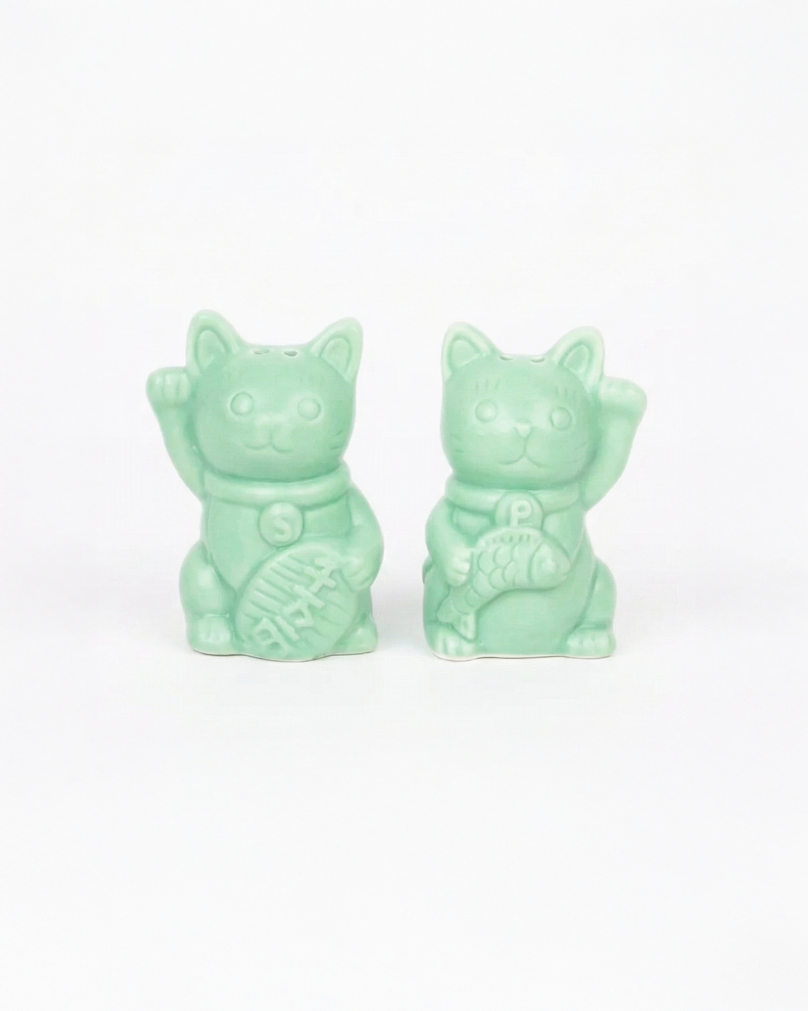 the lucky cats | salt and pepper shakers