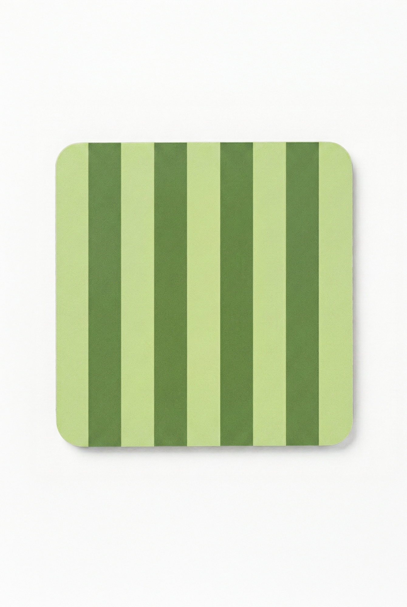 the striped coaster | green coaster