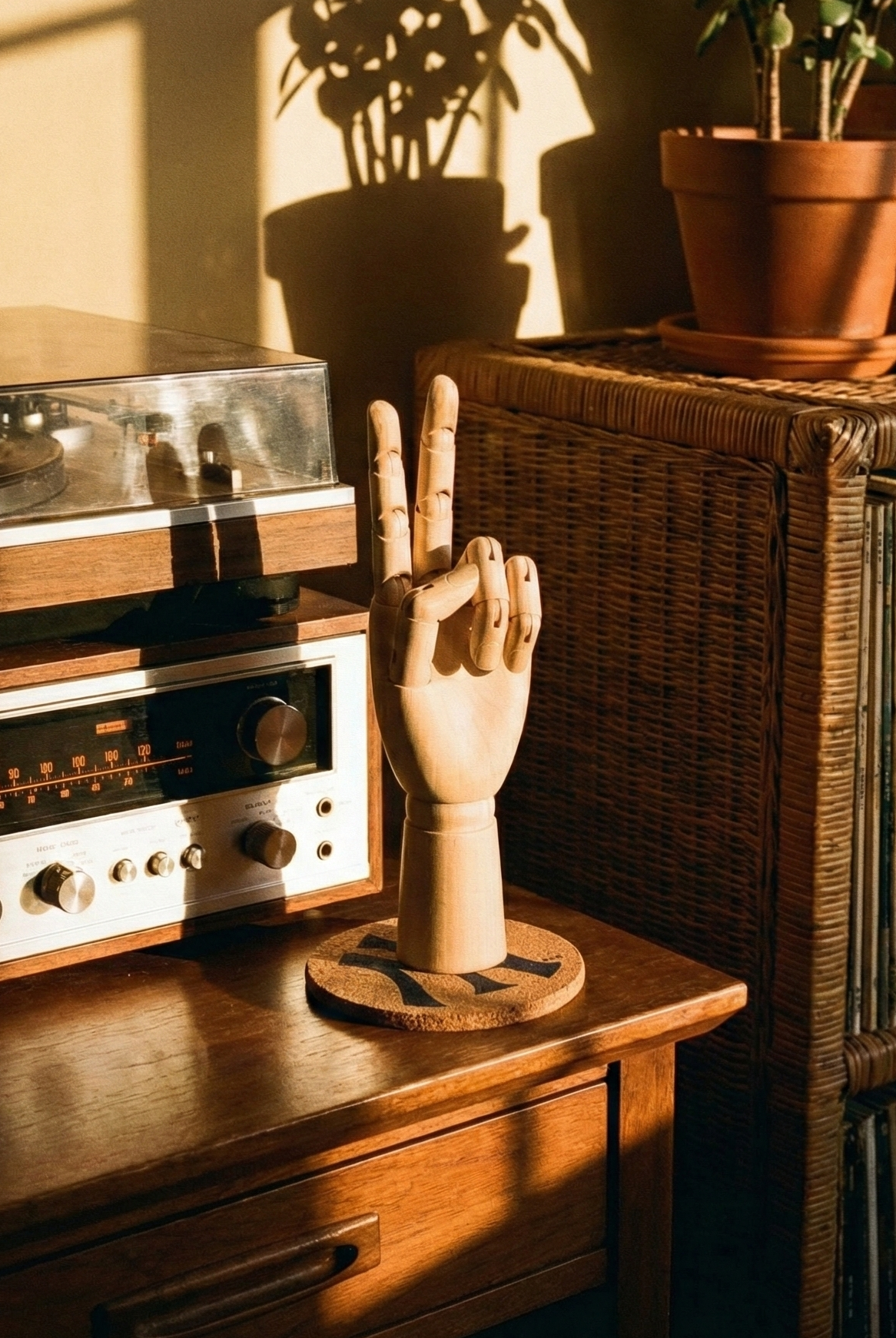 the hand | flexible jointed wooden hand model