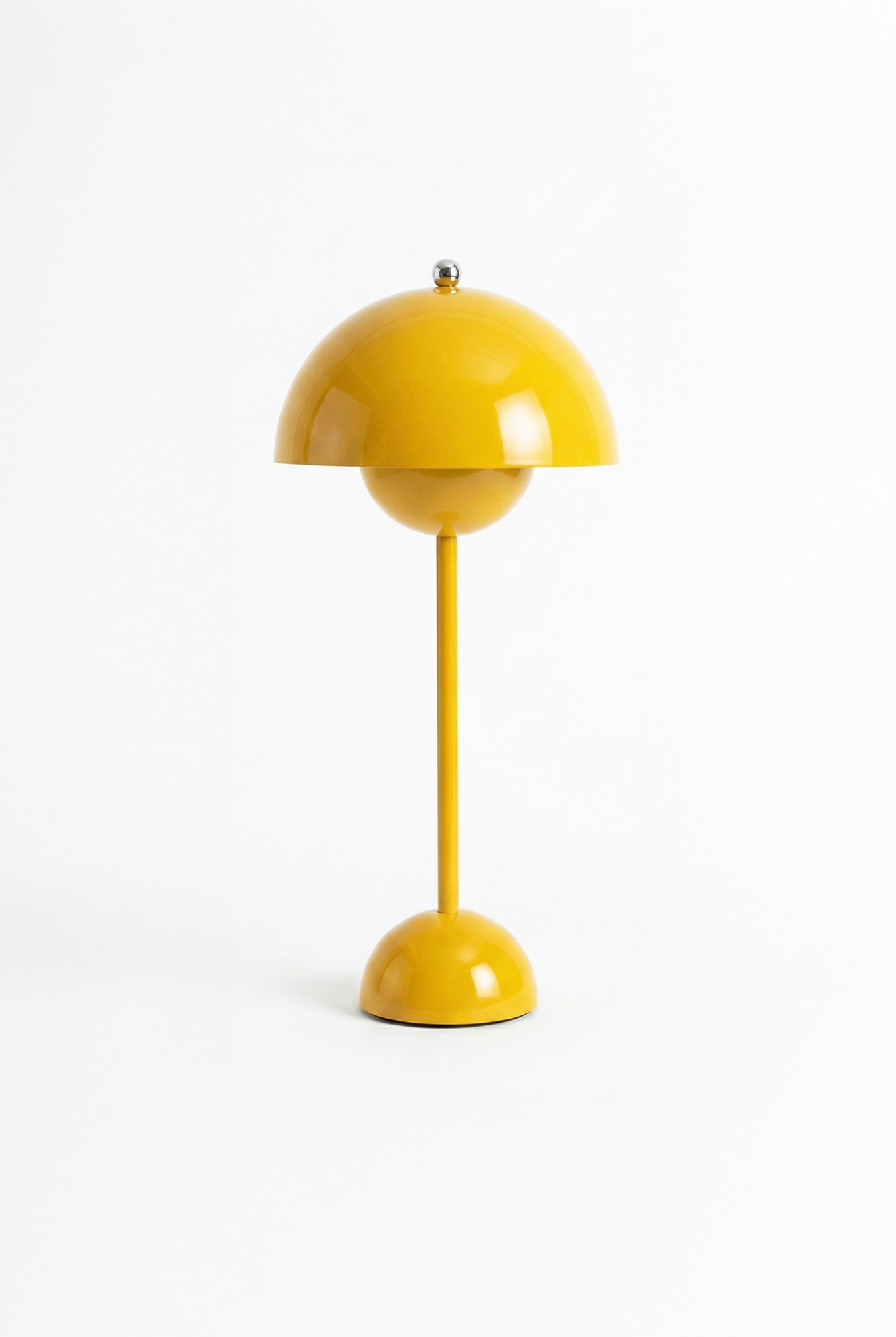 the danish flower | retro table lamp | yellow