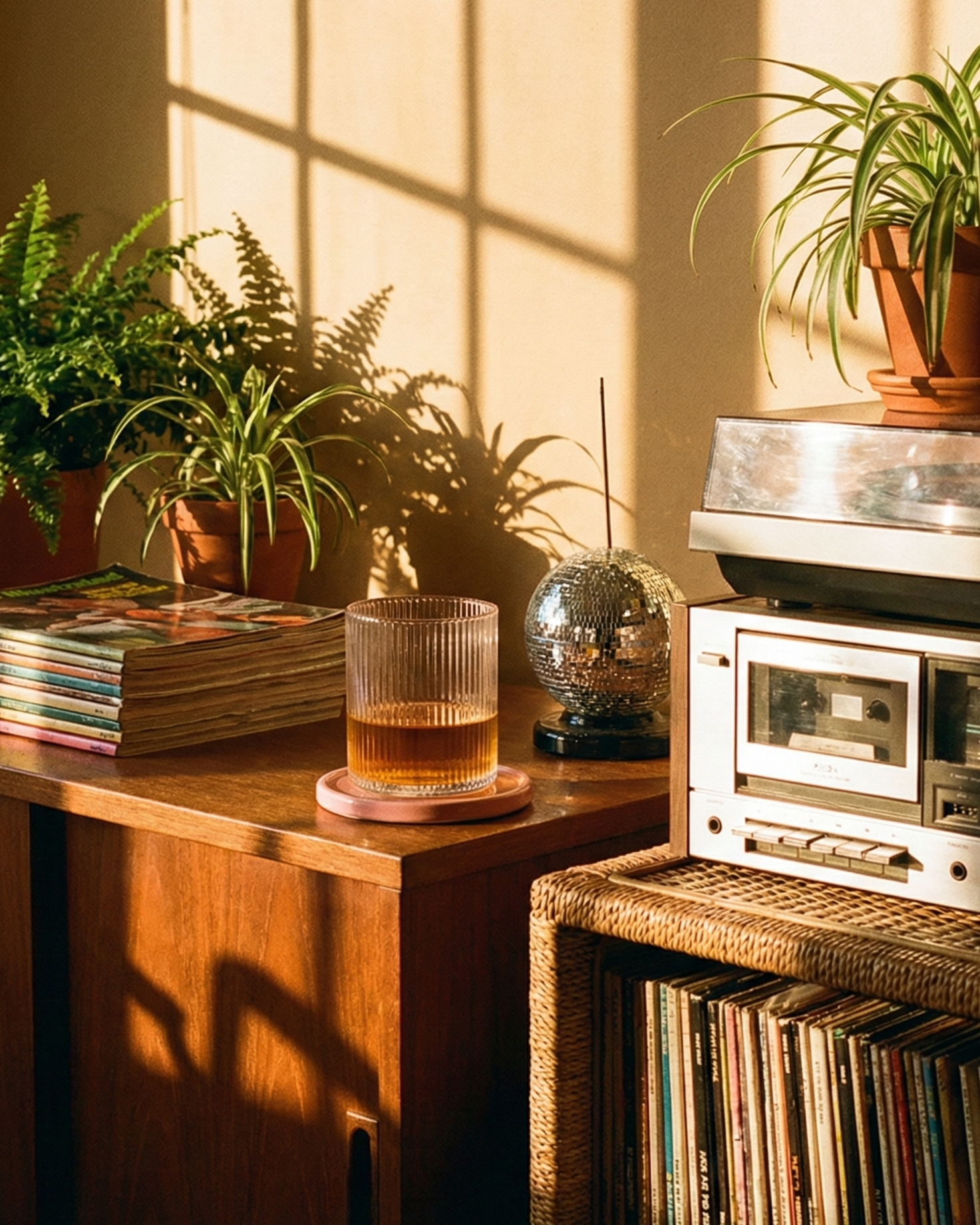the japanese tumbler | textured glass cup