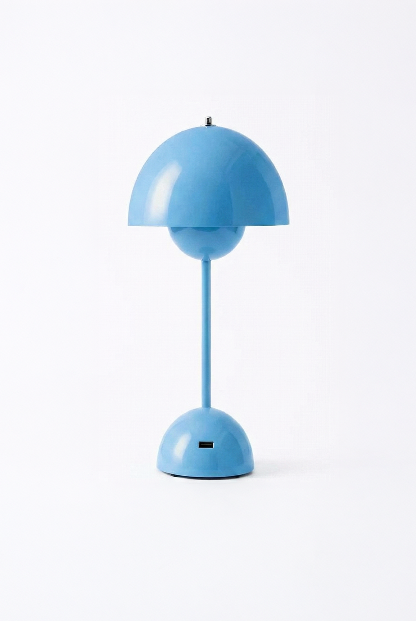 the danish flower | retro table lamp | blue
