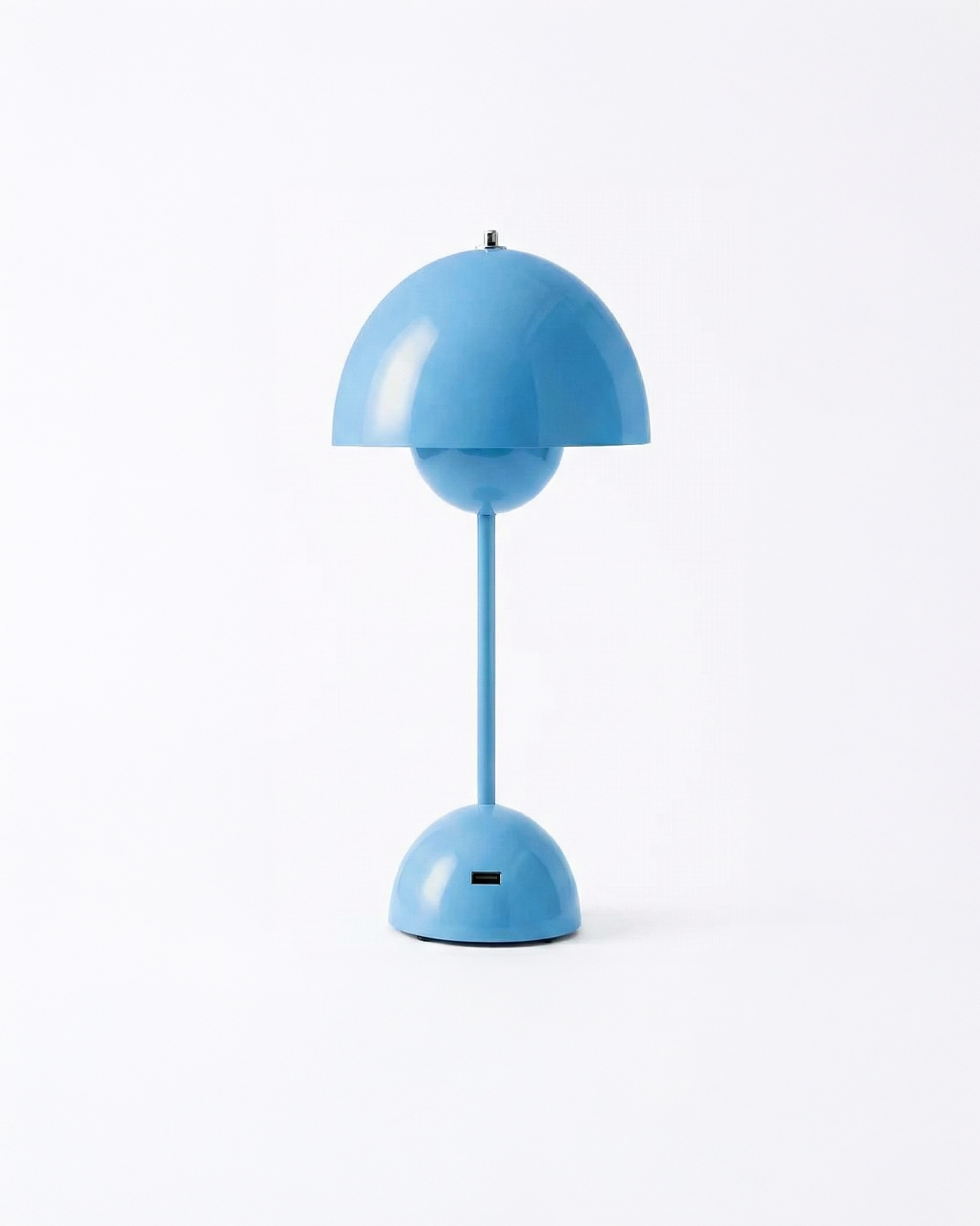 the danish flower | retro table lamp | blue