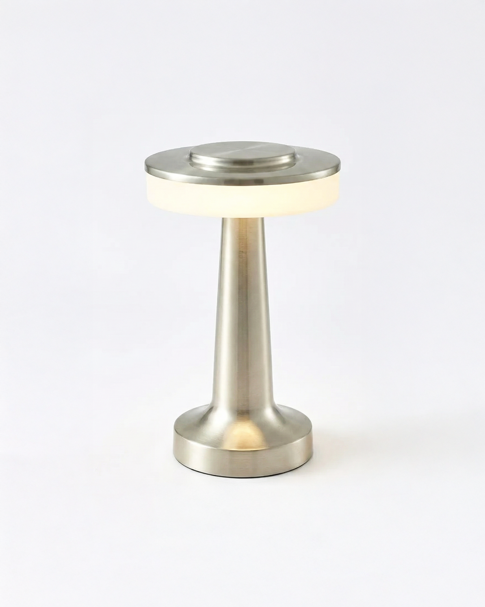 the ufo | metal touch table lamp | silver