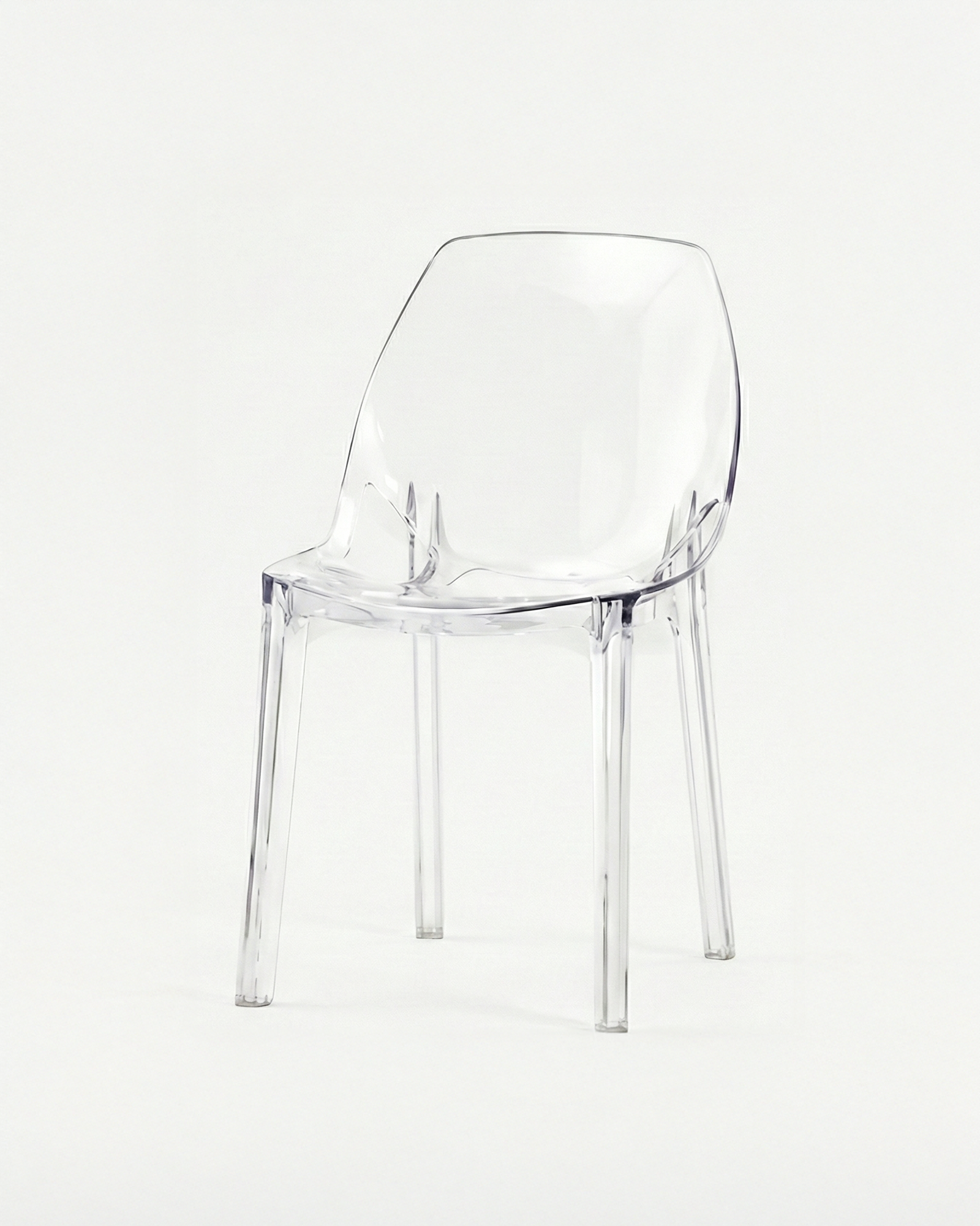 the prism perch | transparent dining chair | clear