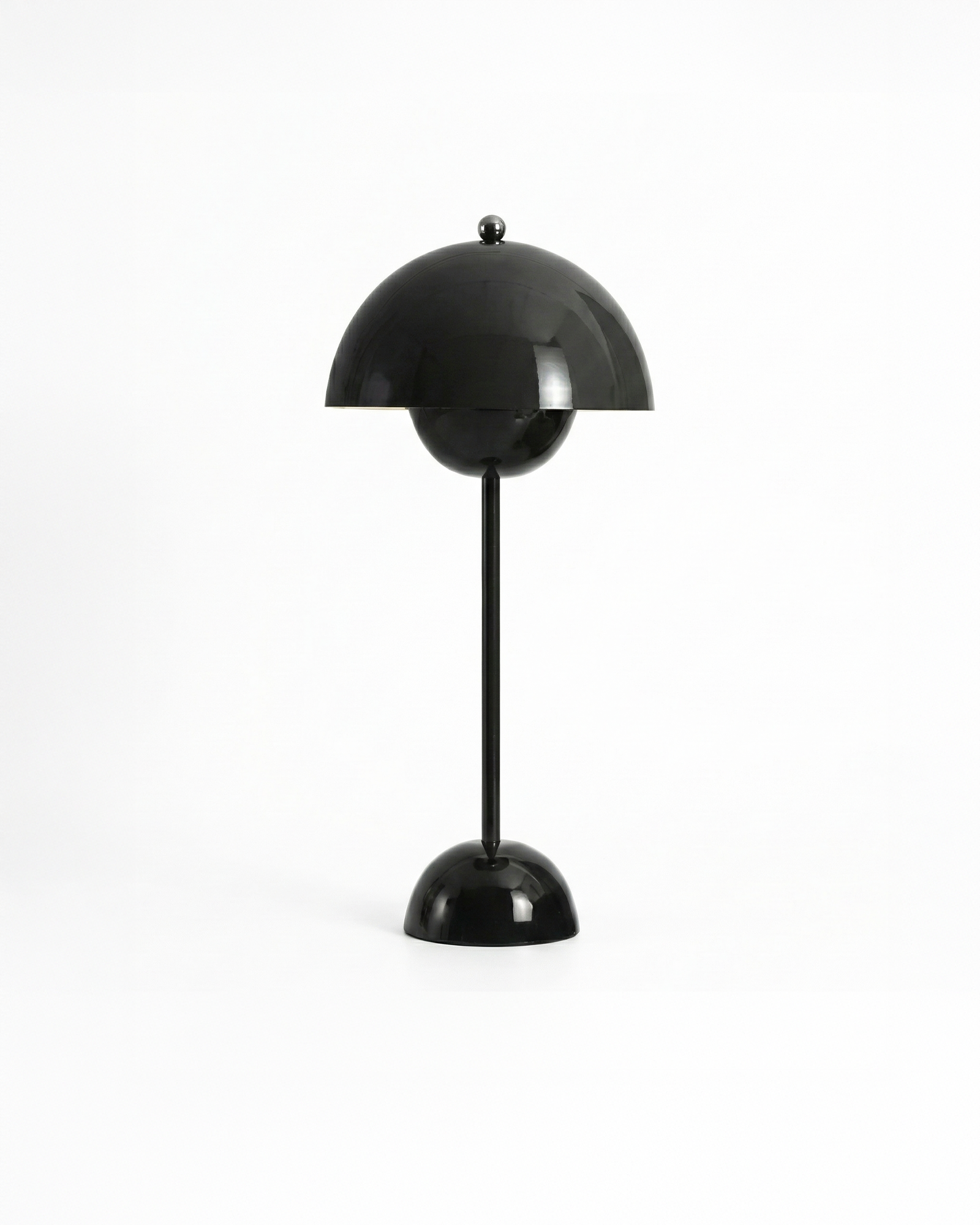 the danish flower | retro table lamp | black