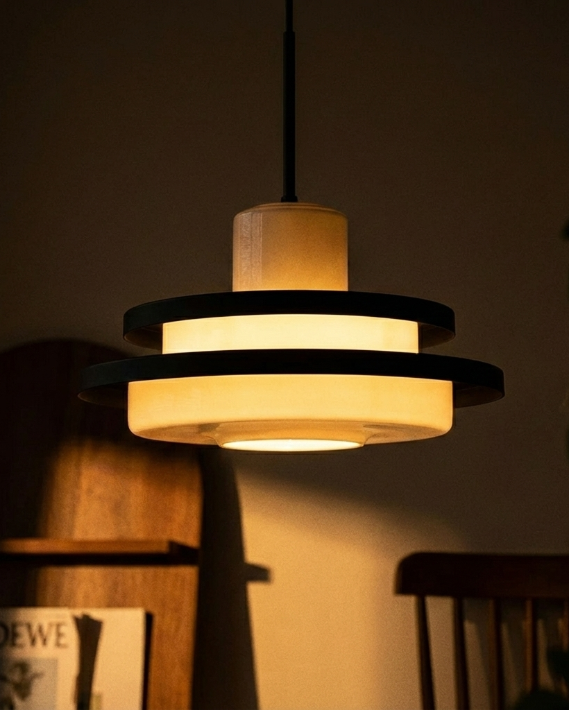 the american industrial | retro hanging pendant light | black