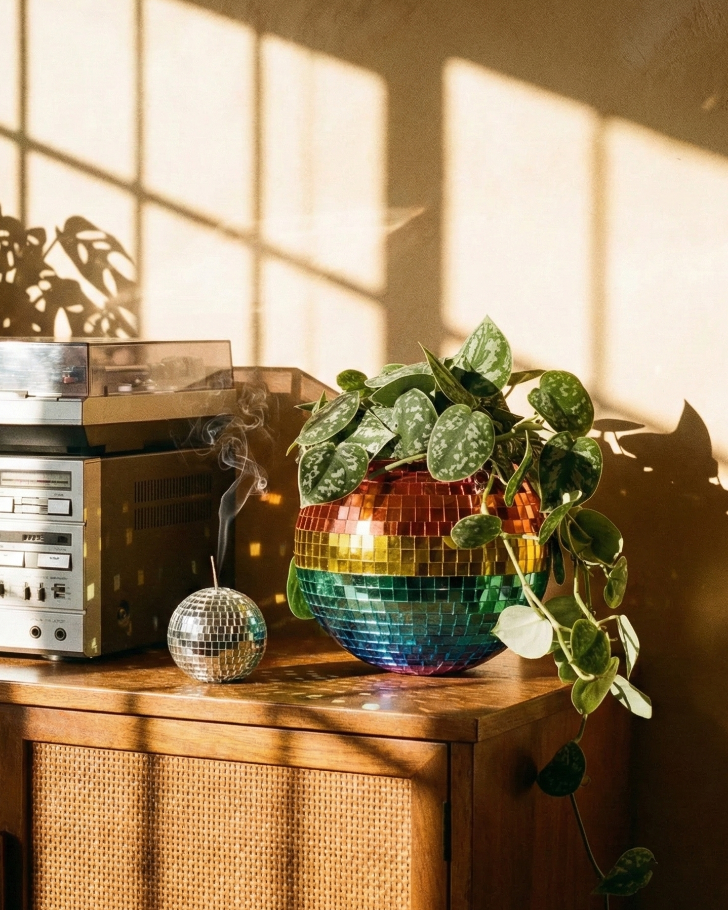 the disco ball | disco ball planter
