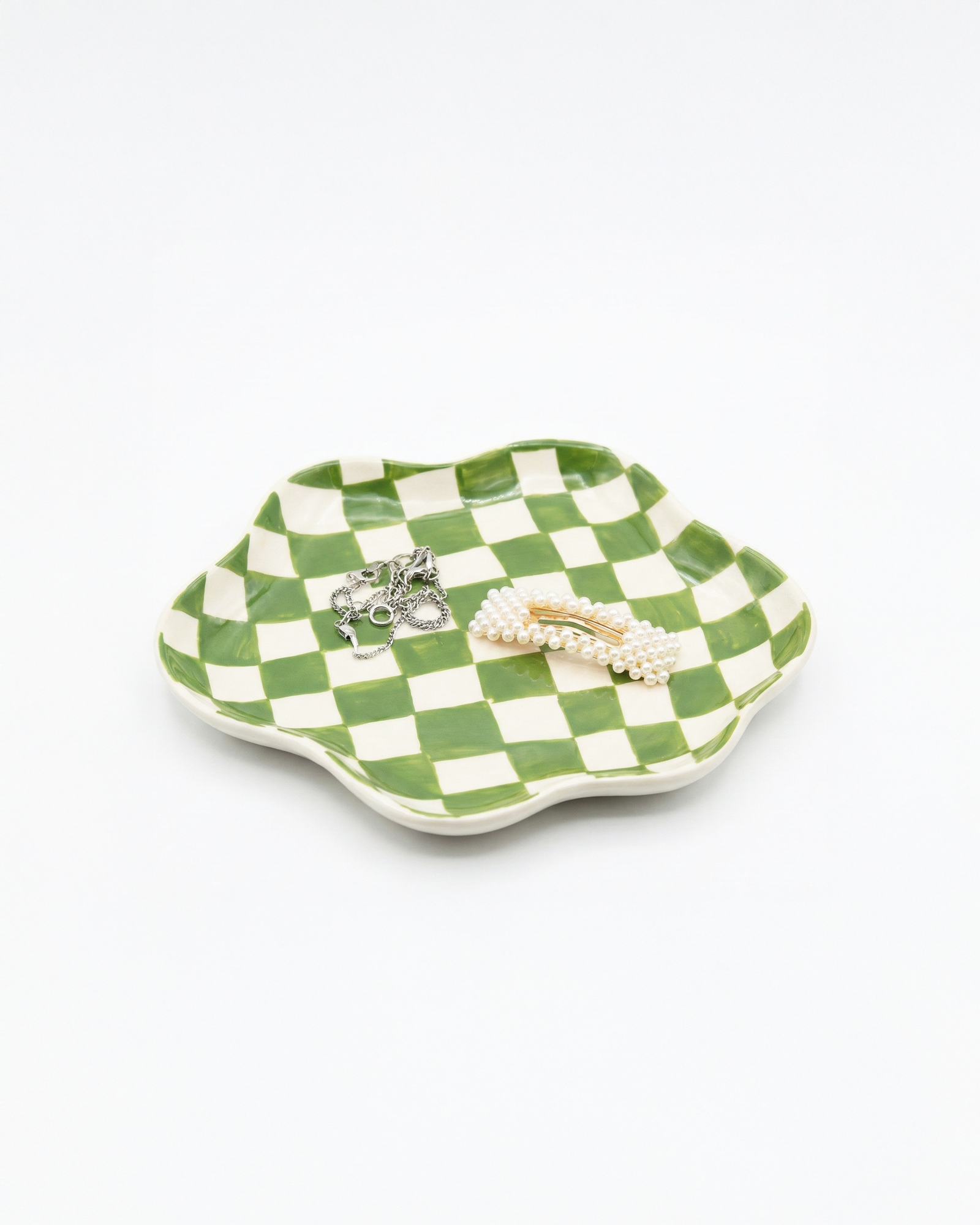 the chessboard | checkered plate | green