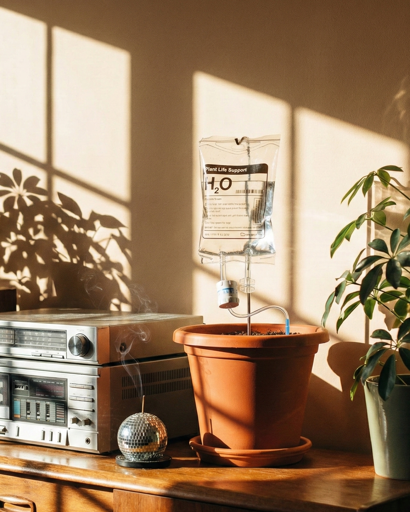 the life support | plant self waterer