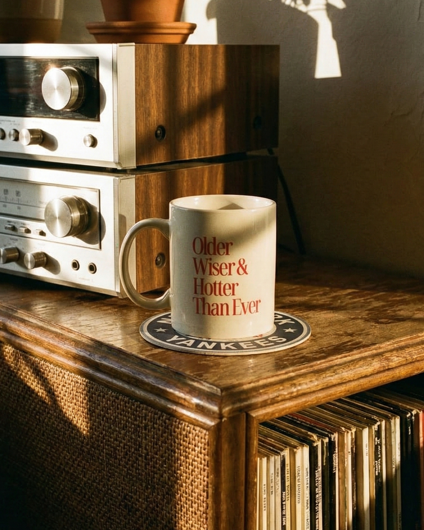 the older wiser hotter | coffee mug
