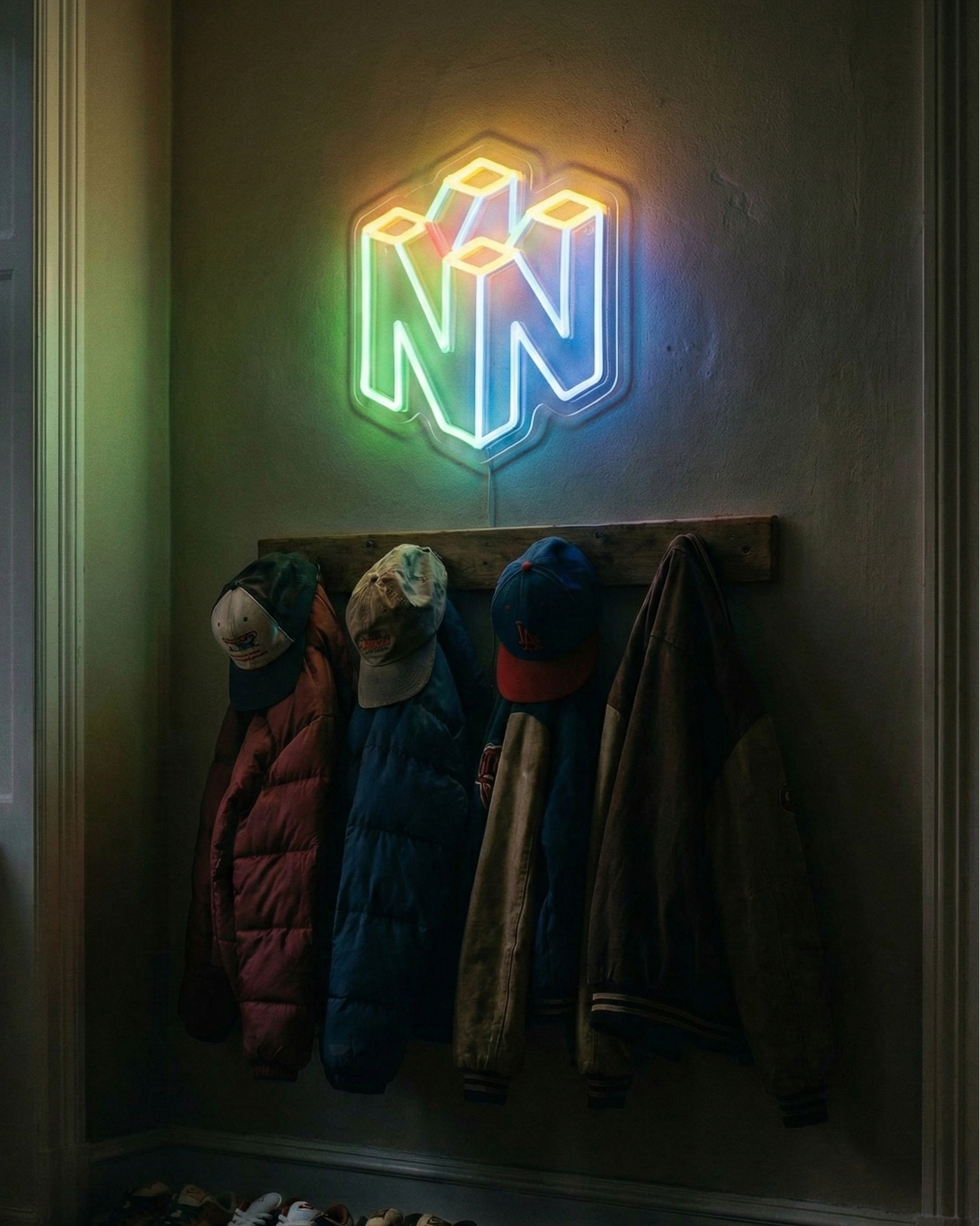 the nintendo | led neon logo sign