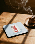 the diet coke coaster | blue coaster