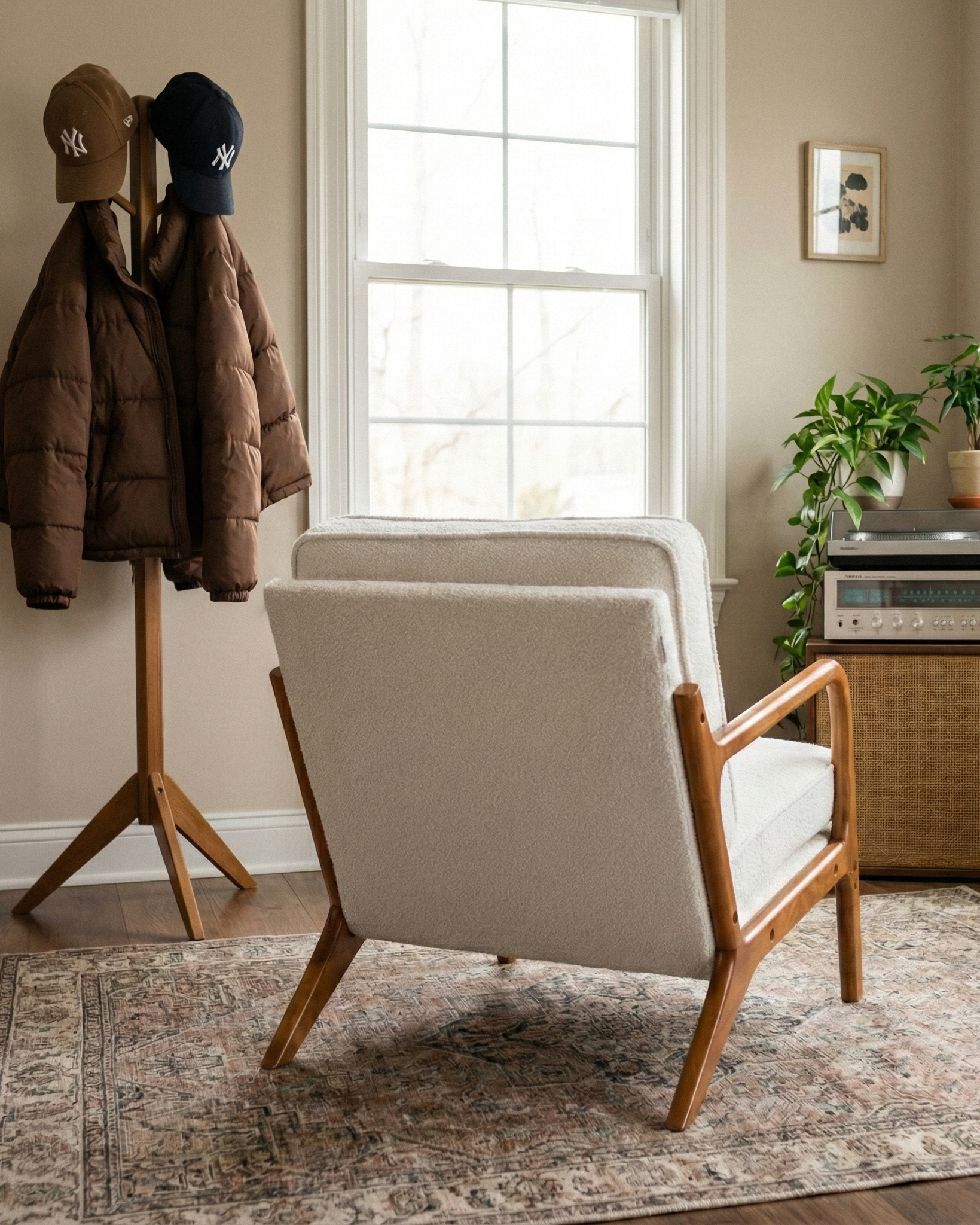 the accent chair | accent armchair | beige