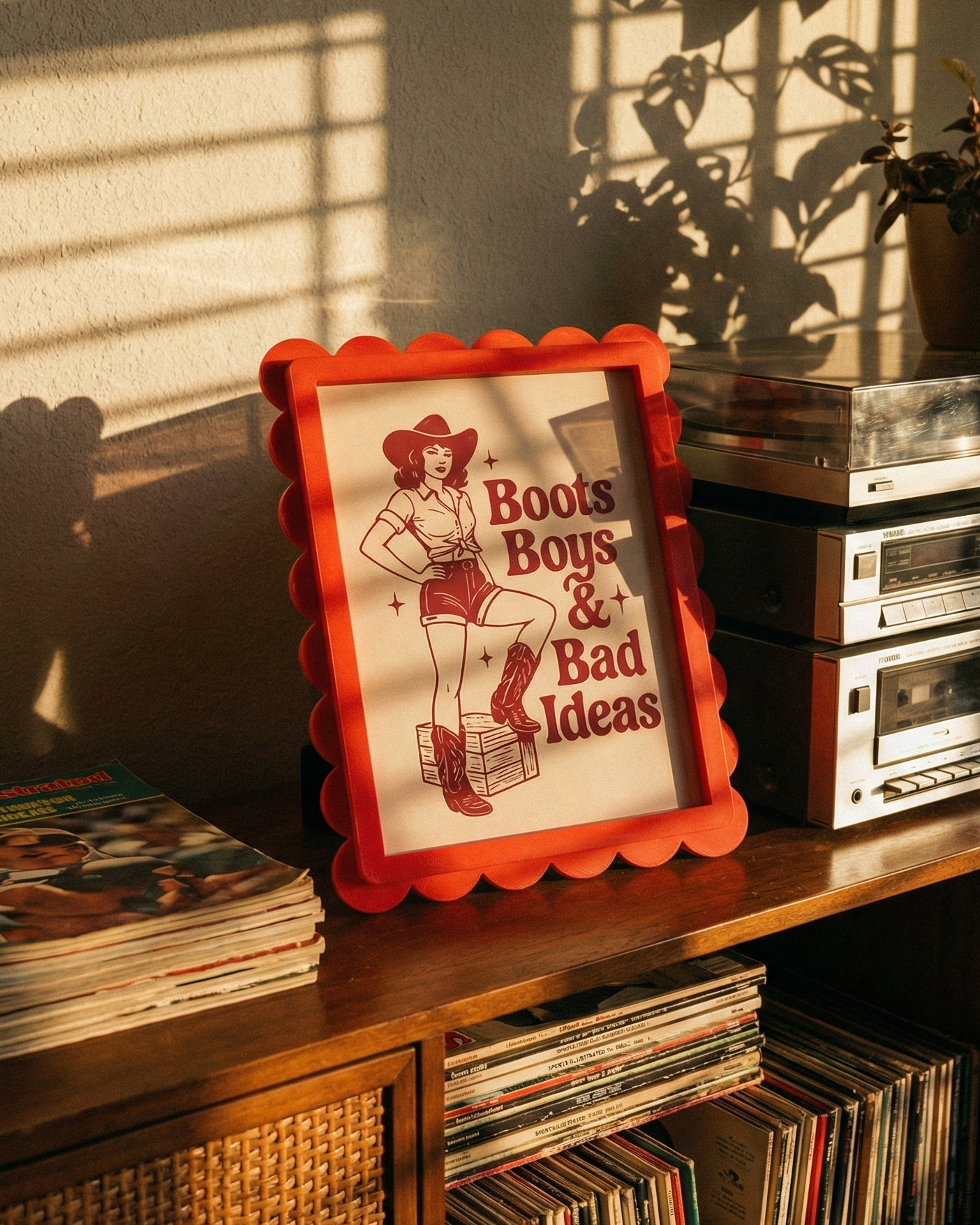 the scallop | magnetic modular scallop plastic frame