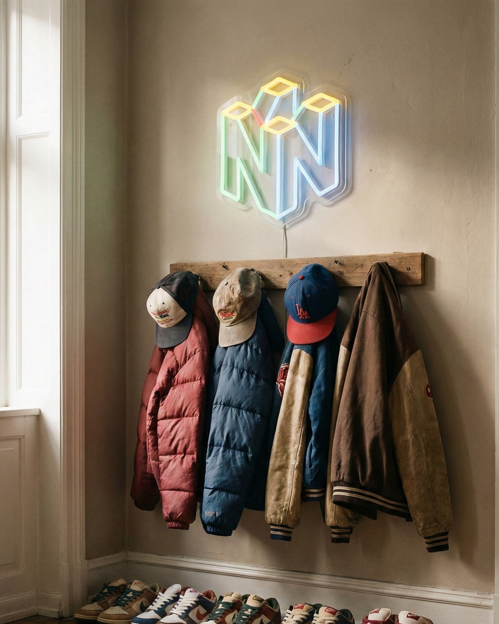 the nintendo | led neon logo sign