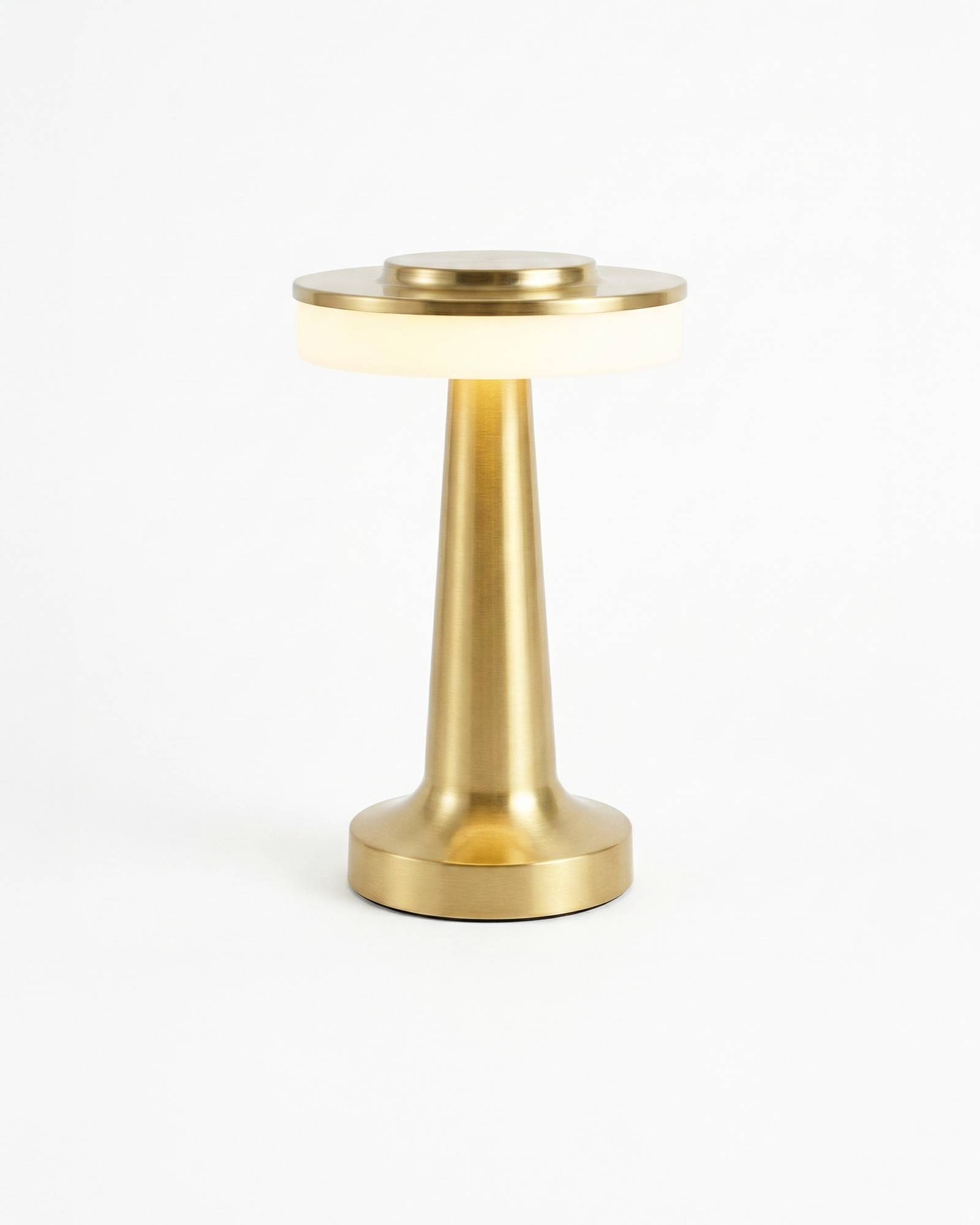 the ufo | metal touch table lamp | gold