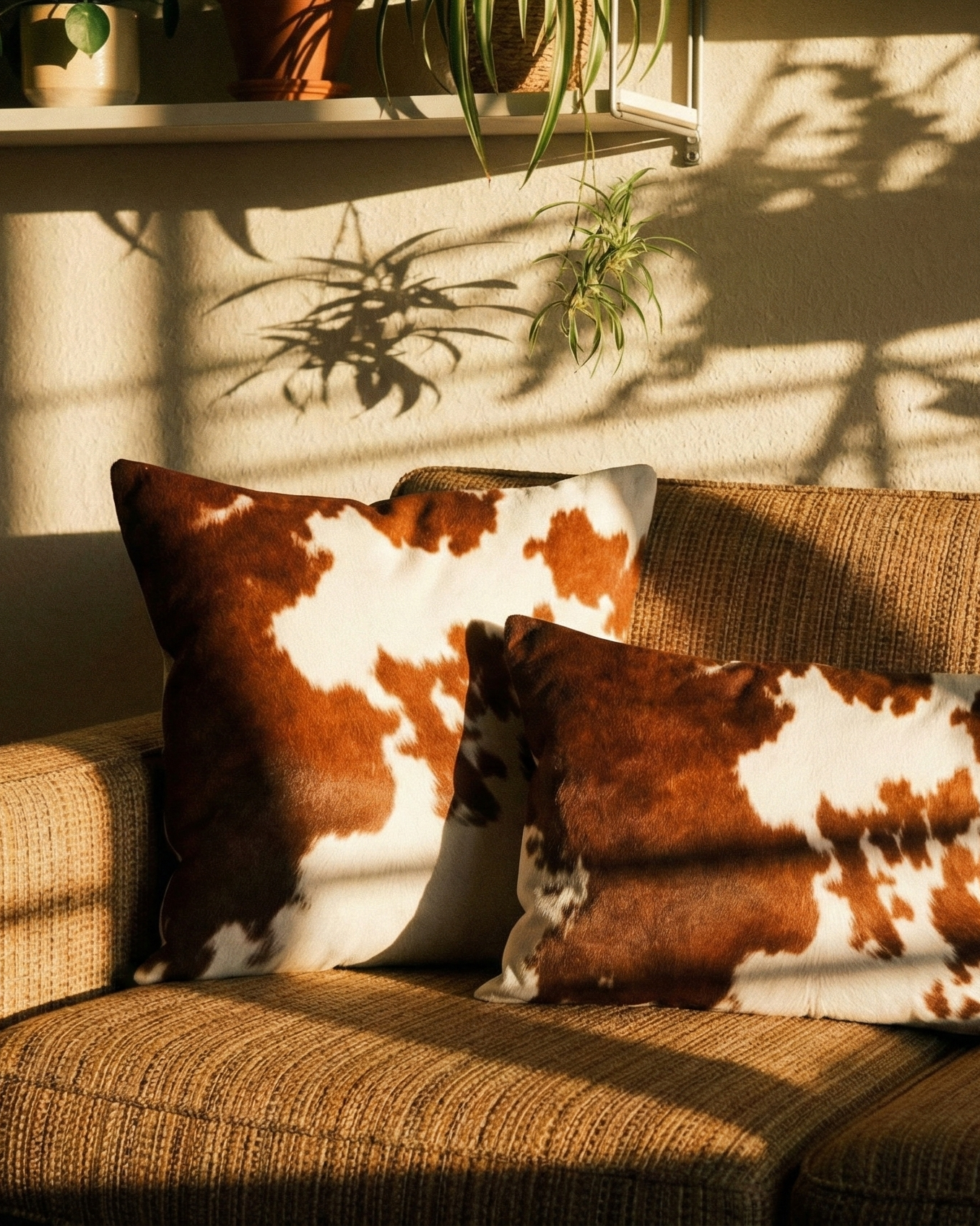 the cowhide | decorative cushion