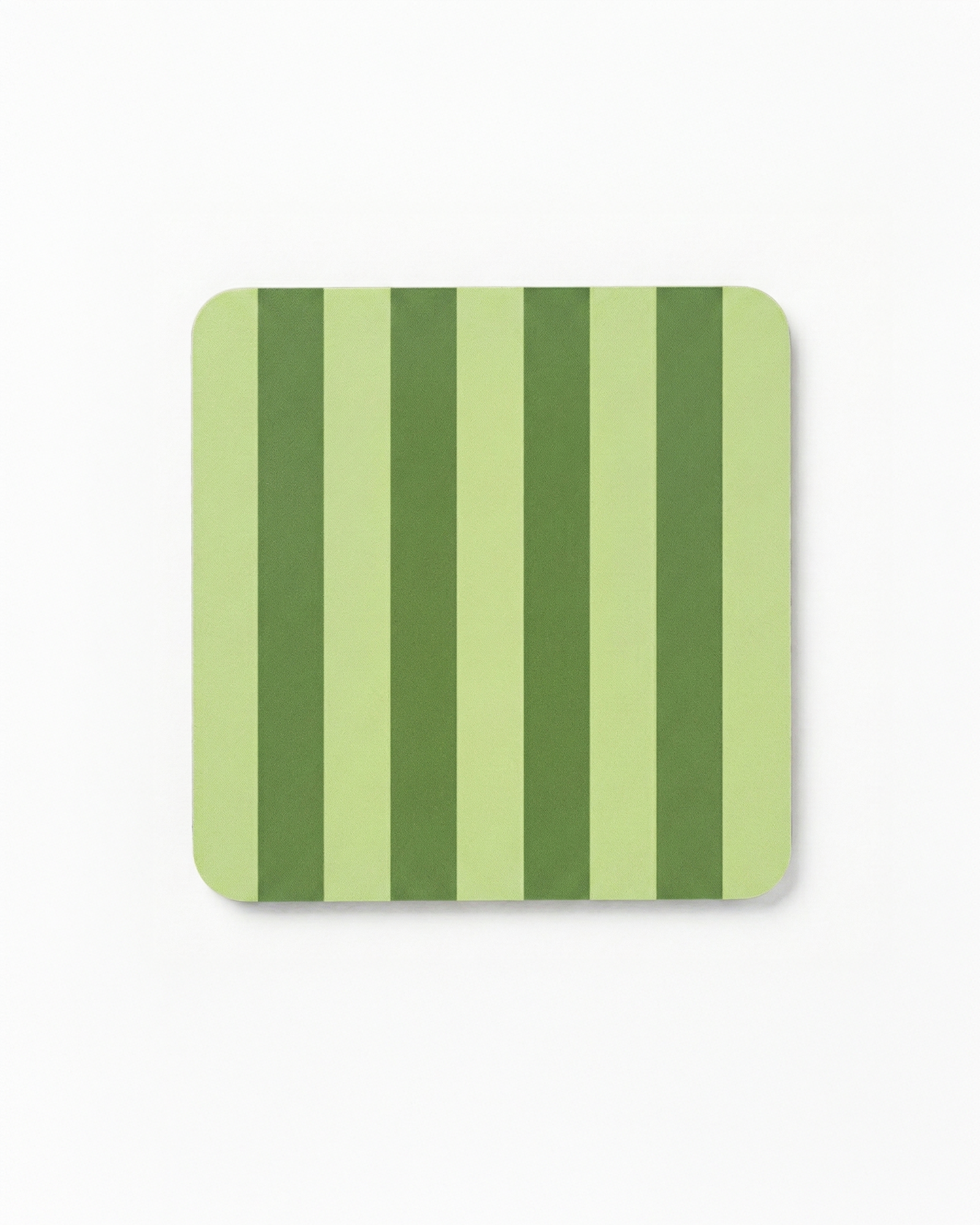 the striped coaster | green coaster