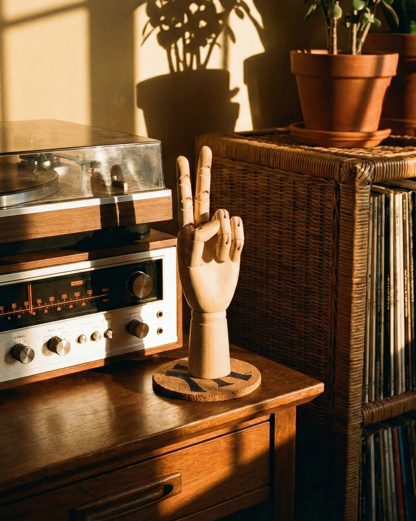 the hand | flexible jointed wooden hand model