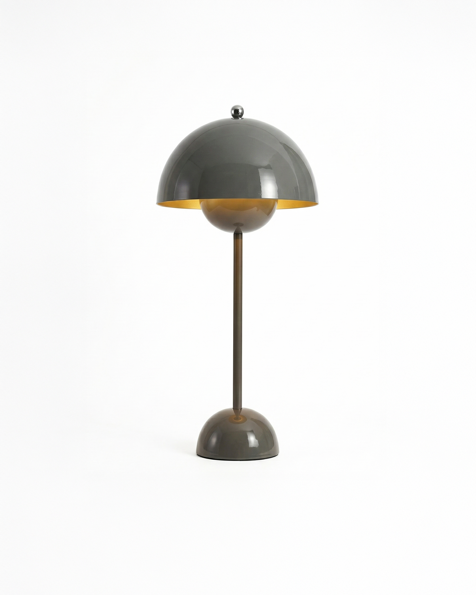 the danish flower | retro table lamp | grey