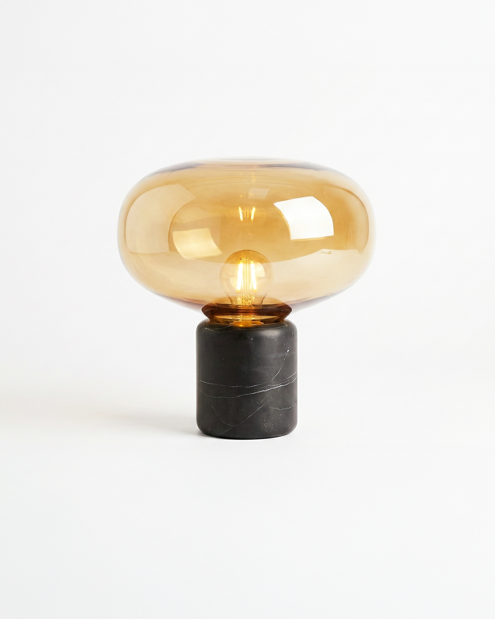 the marble mushroom | nordic table lamp | amber