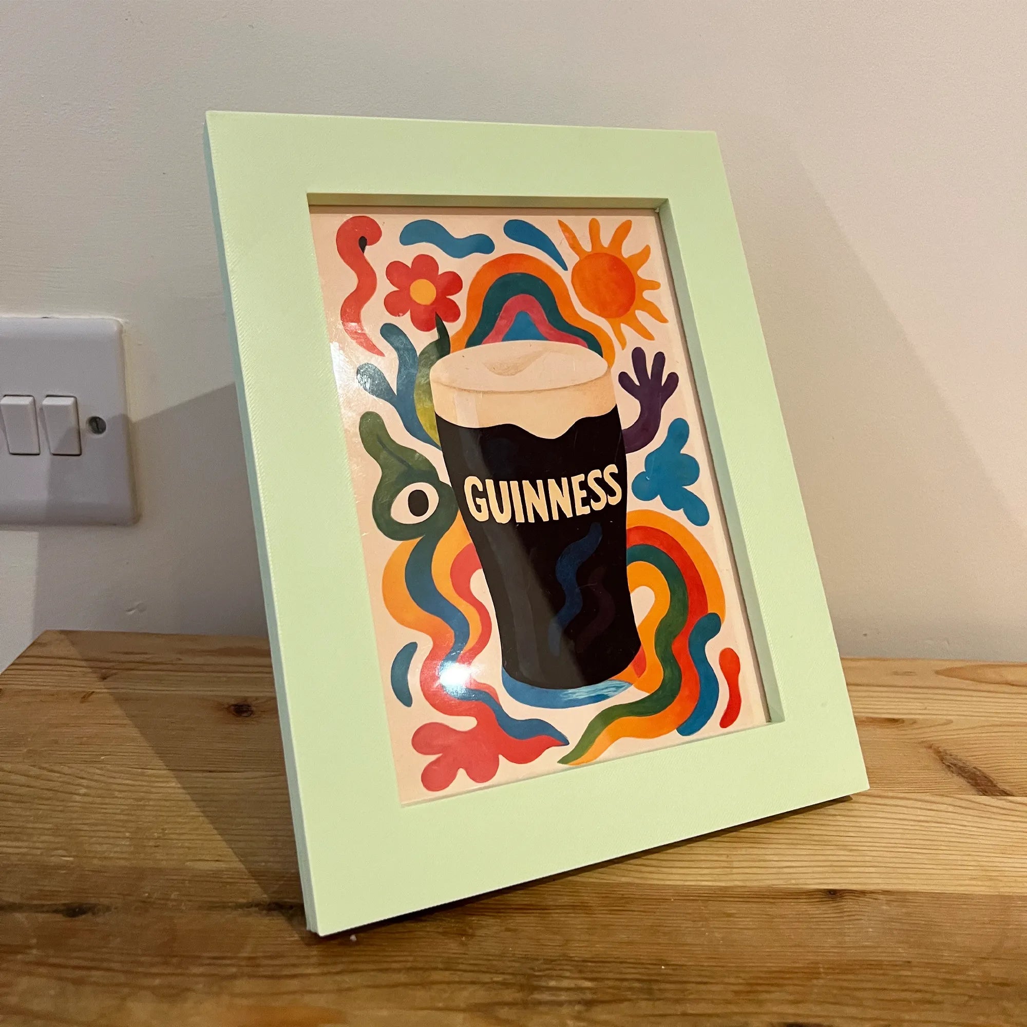 the solid | magnetic modular solid colour plastic frame